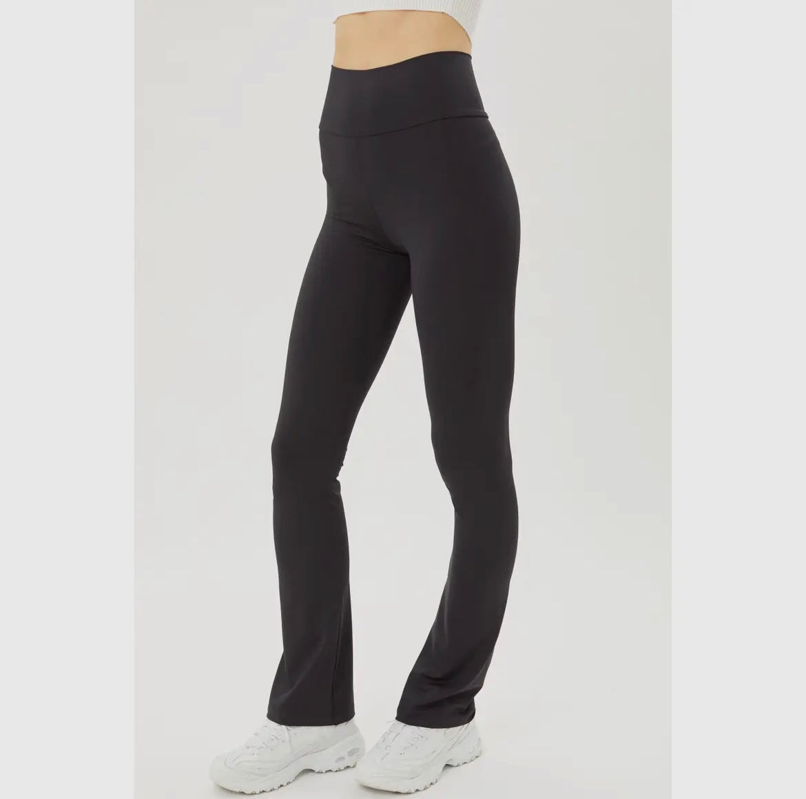 High waist seamless flare legging